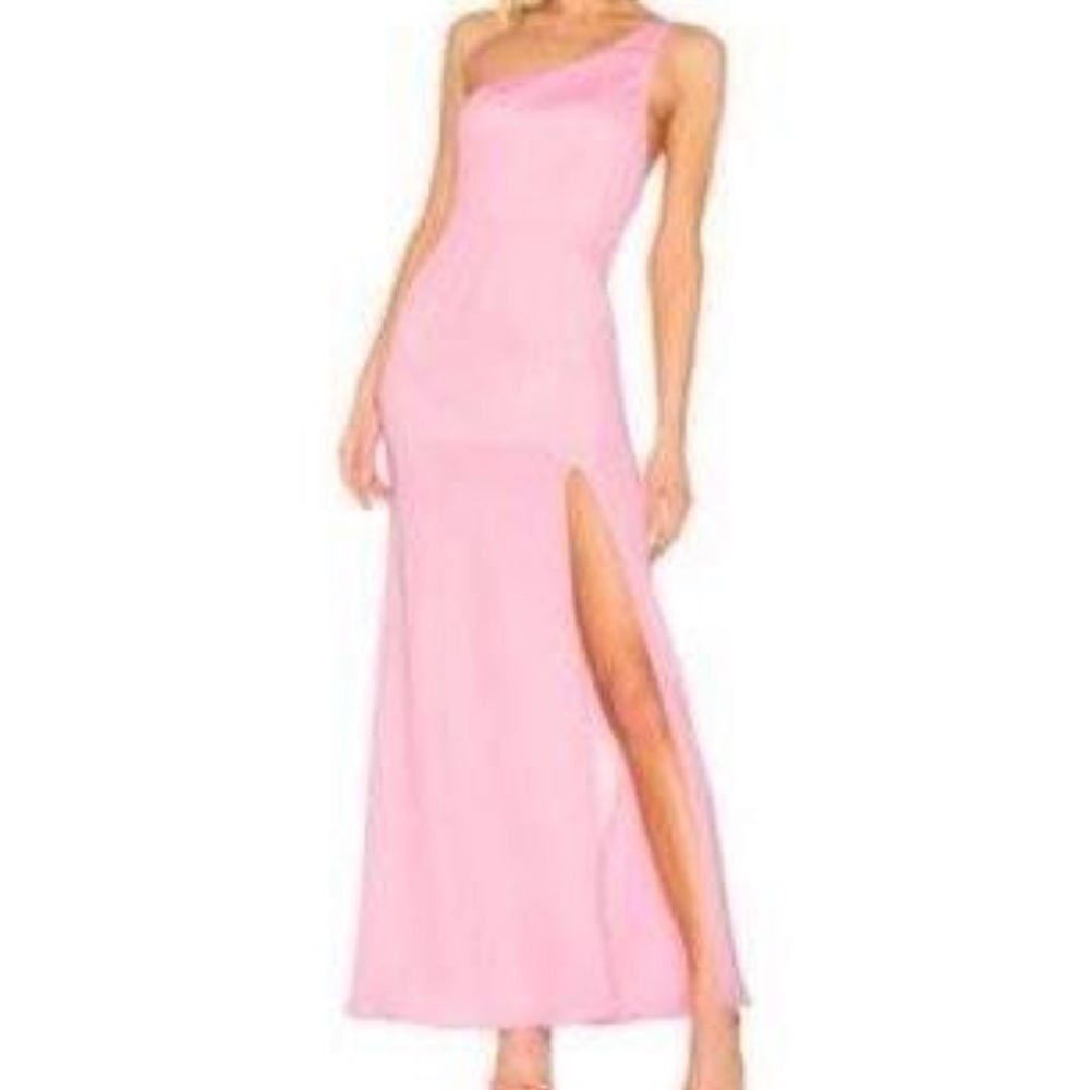 One shoulder prom dress